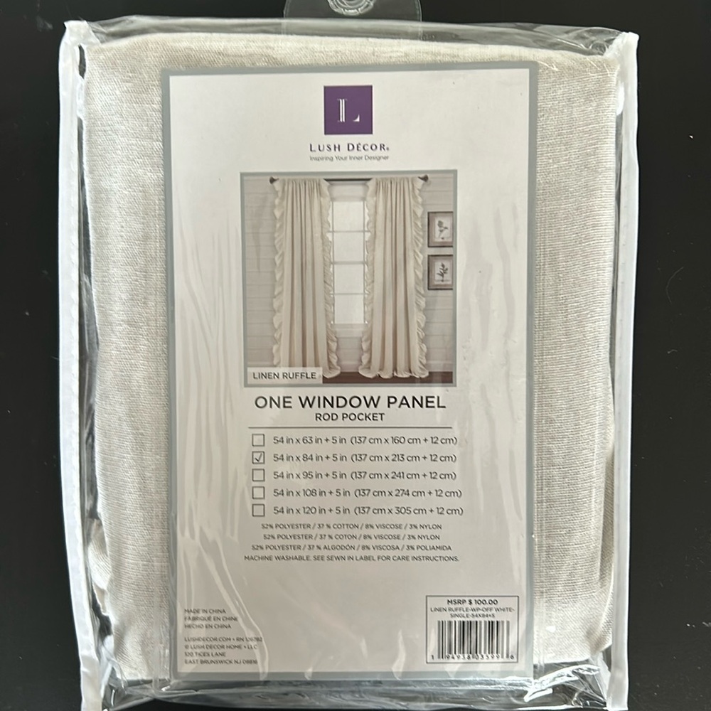 Linen Ruffle Curtains